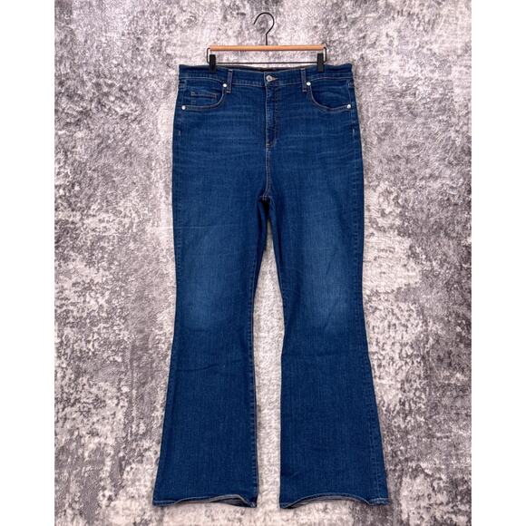 Veronica Beard Jeans 18 Womens Beverly High Rise Skinny Flare Plus Size - Picture 1 of 8
